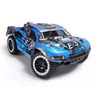 REMO HOBBY 10EX3 Brushed Short Course RC Truck blue