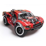 REMO HOBBY 10EX3 Brushed Short Course RC Truck red