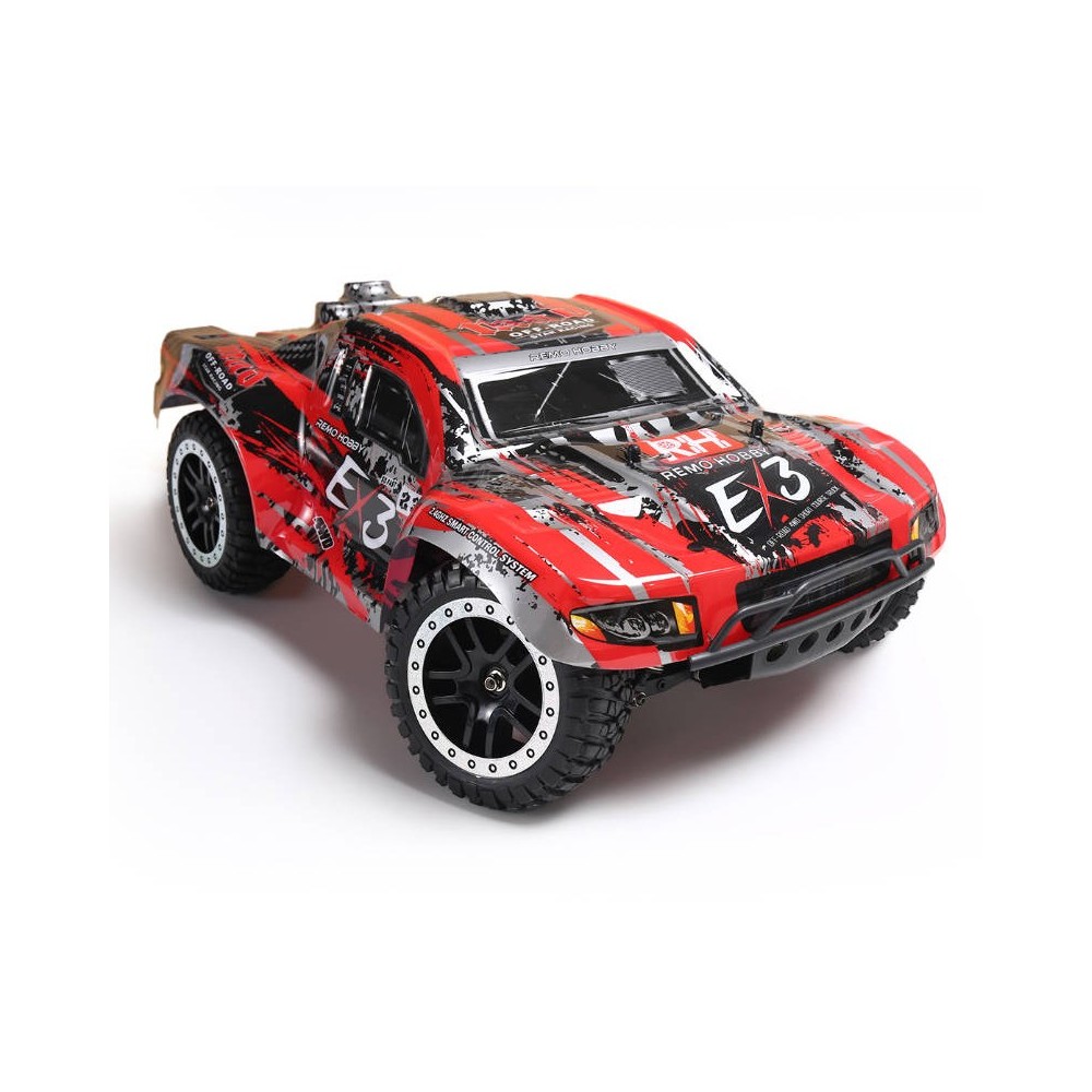 REMO HOBBY 10EX3 Brushed Short Course RC Truck red