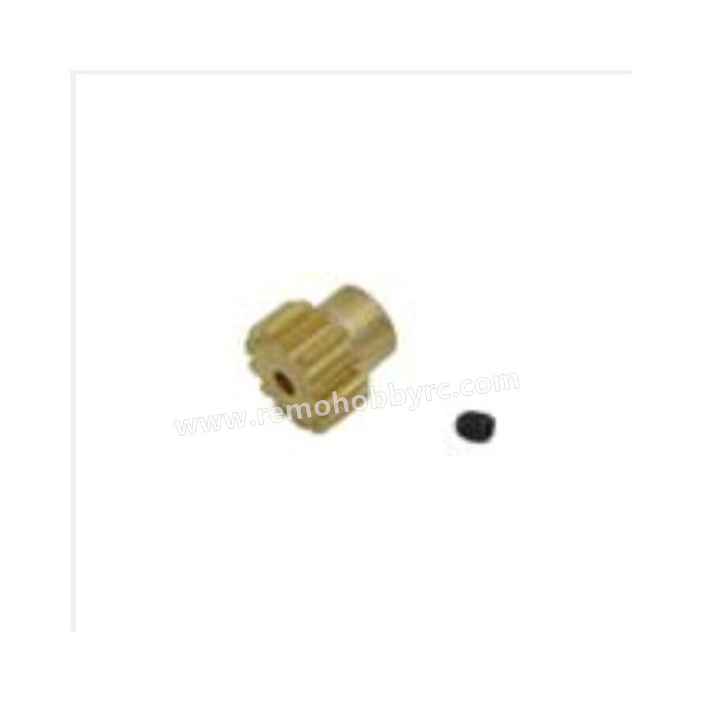 REMO HOBBY 1635 1/16 RC Truck Parts Copper 15T Motor Gear G2715