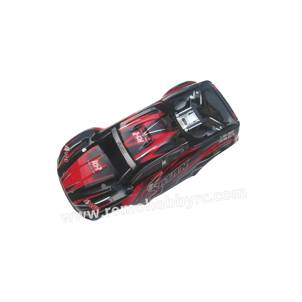 REMO 1631 S-MAX RC Truck Parts Car Shell (Red D3602 and Blue D3603) red