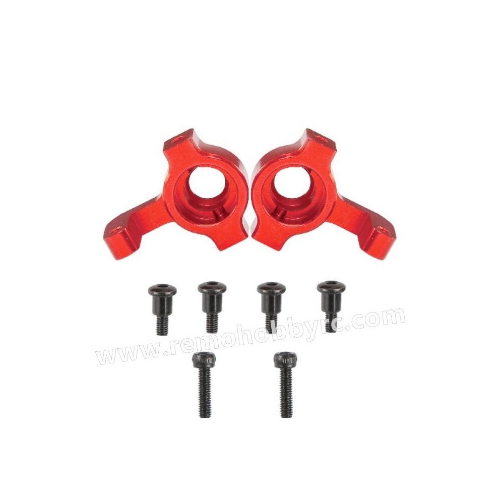 REMO HOBBY 1621 Brushless RC Truck Upgrade Parts Steering blocks A2507 (Alloy) red