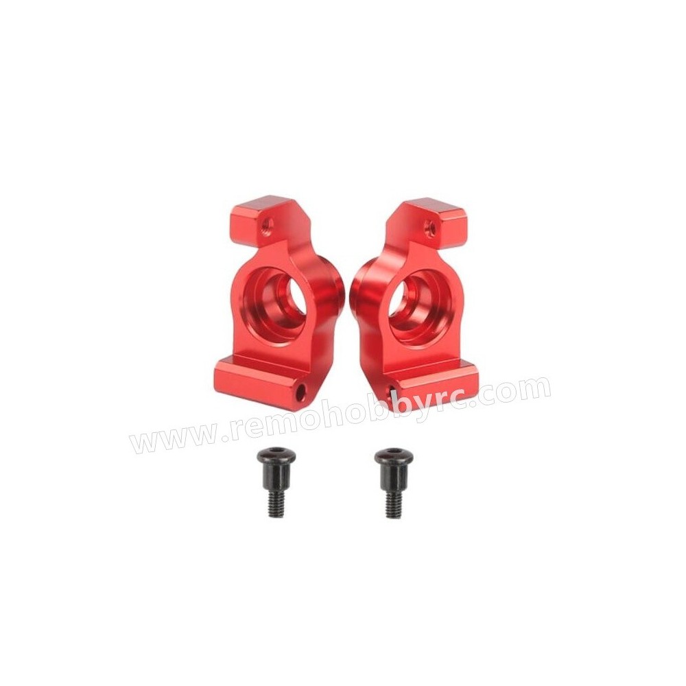 REMO HOBBY 1621 RC Truck Upgrade Parts Carriers Stub Axle Rear A2513 (Alloy) red