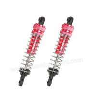 REMO HOBBY 1621 RC Truck Upgrade Parts Metal Shock Absorber A6955 red