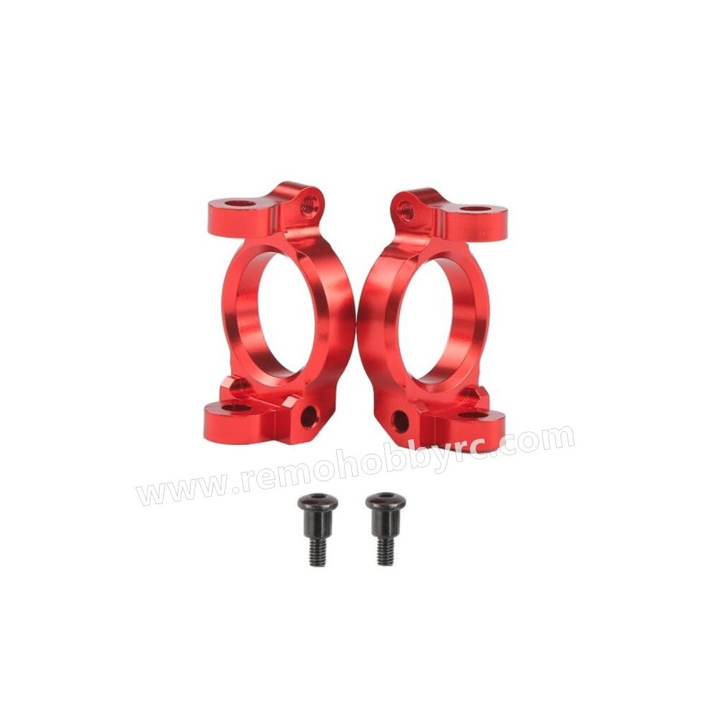 REMO 1631 1/16 Brushed RC Car Upgrade Parts Caster blocks (C-hubs) A2506 red